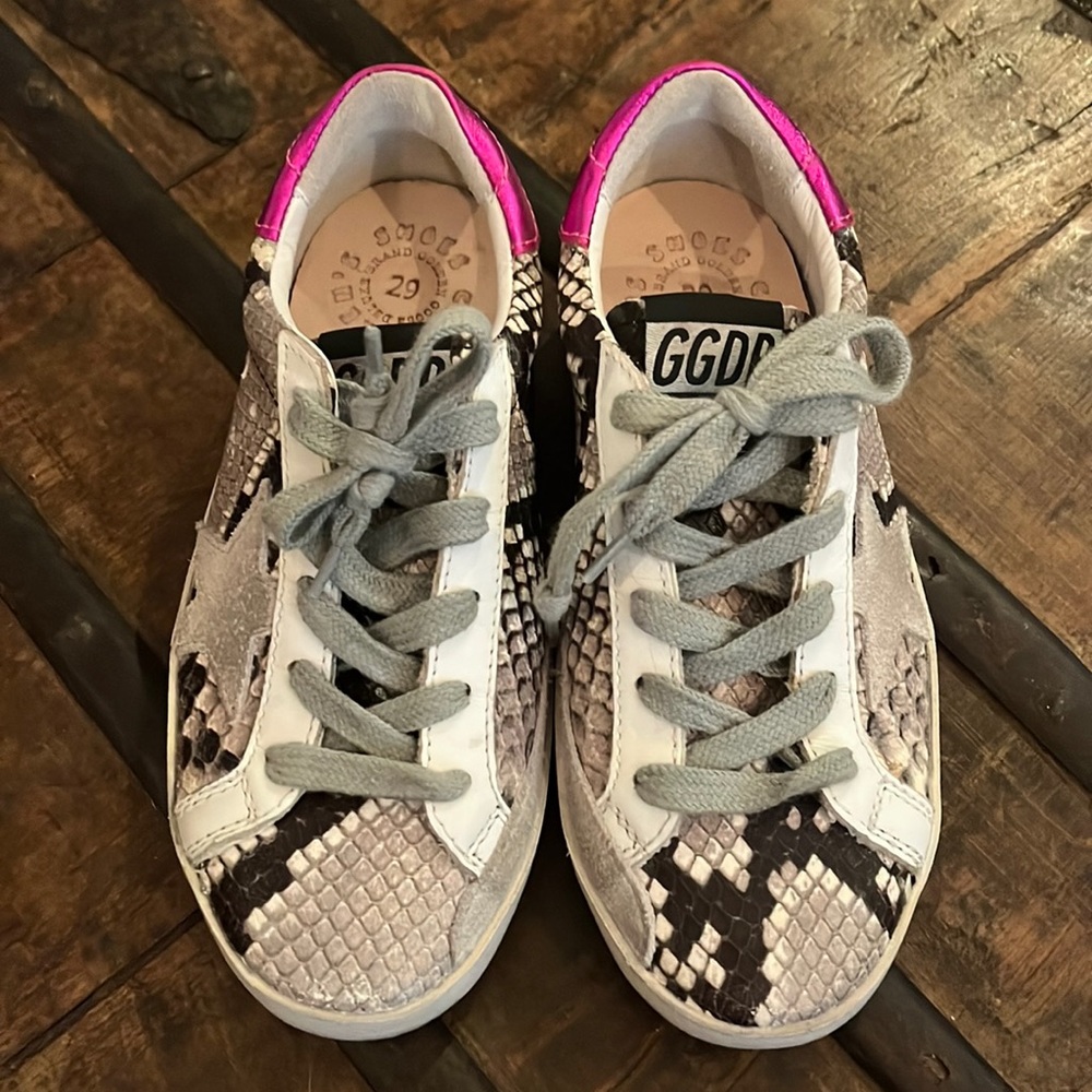 SNAKESKIN LEATHER GGDB SNEAKS